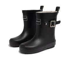 Childrens Black Rainboot