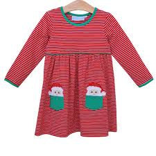 Childrens Santa Pocket Dress