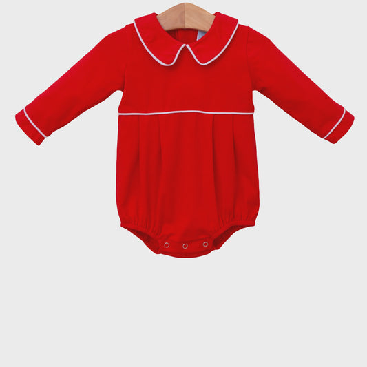 Childrens Joseph Collared Bubble in Red