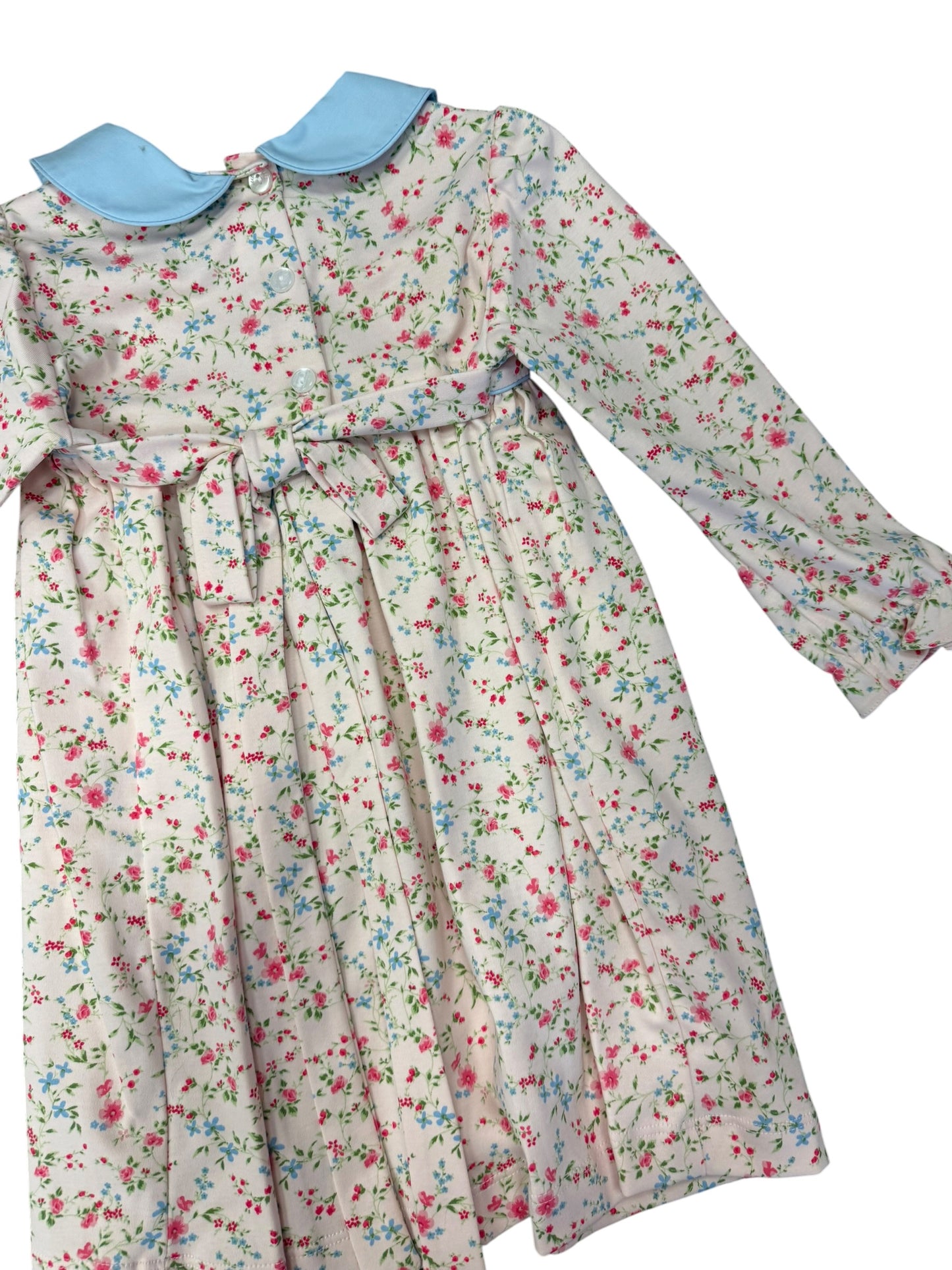 CHILDRENS PINK FLORAL DRESS