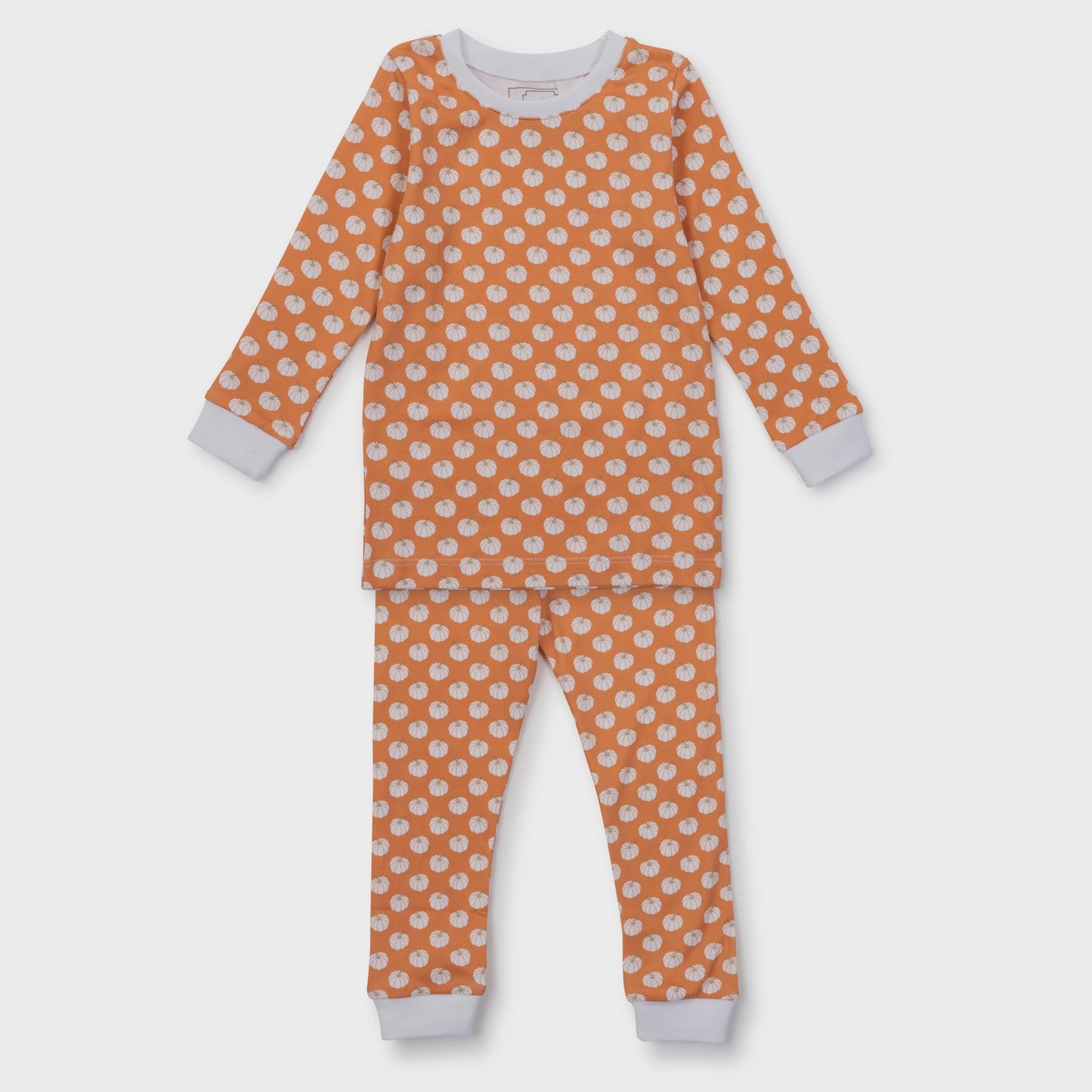 Childrens Grayson PJ Set in Pumpkins