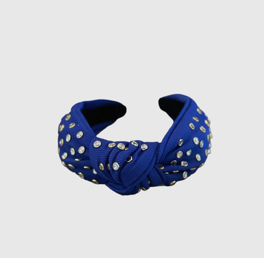 Childrens Jeweled Denim Headband