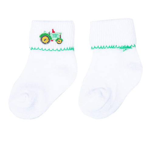 Childrens Tractor Time Socks
