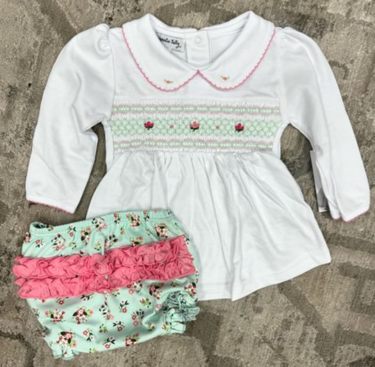 Childrens Flower Ruffle Set