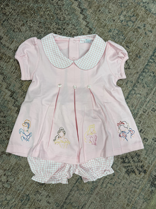 CHILDRENS Princess Pima Bloomer Set