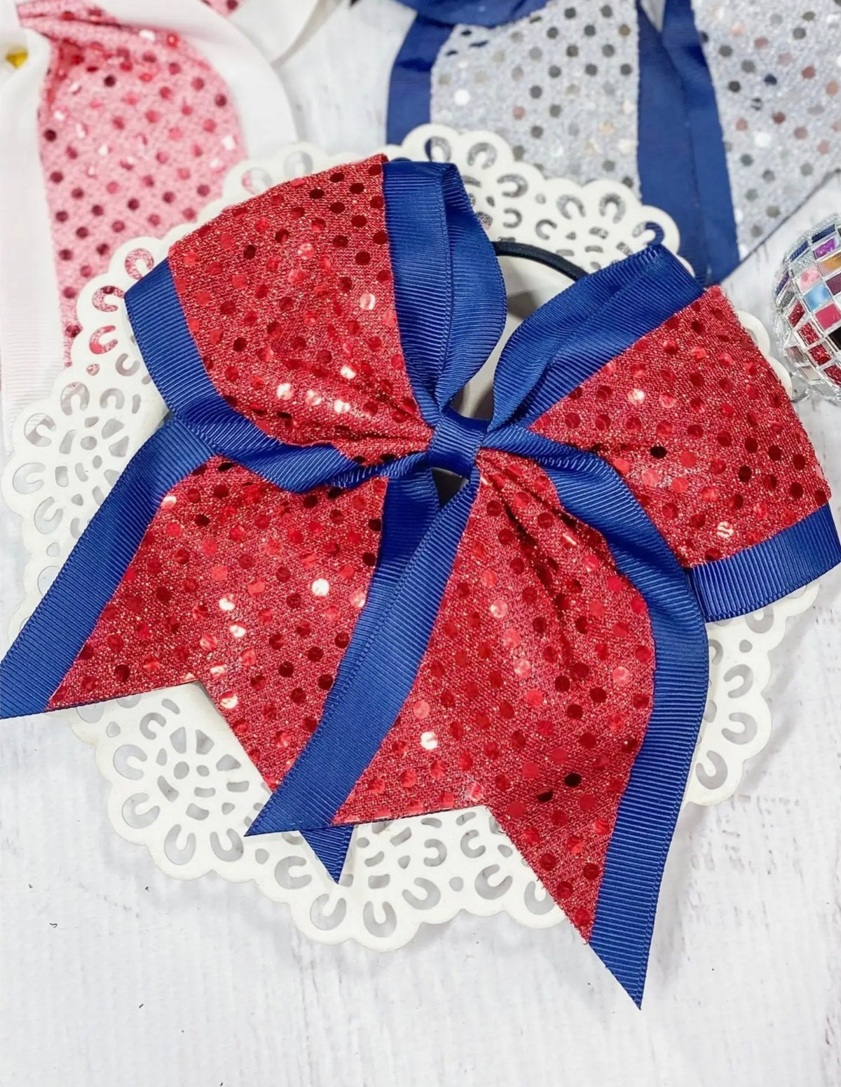 CHILDRENS SEQUIN PONY-O BOW