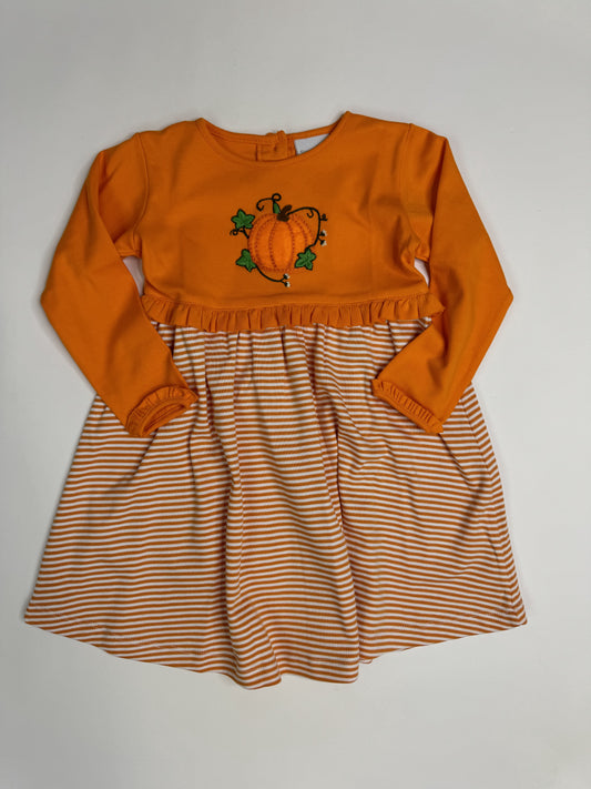 Childrens Squiggles Pumpkin Dress