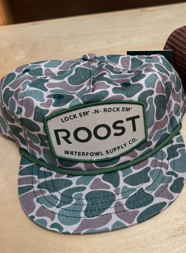 Childrens Old School Camo Hat