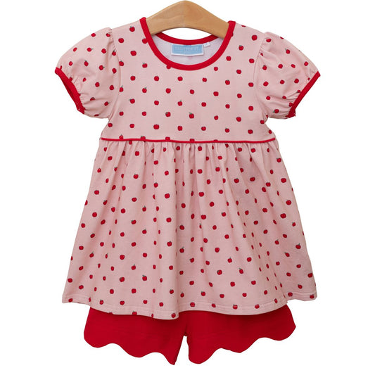 CHILDRENS TSK APPLE SHORT SET
