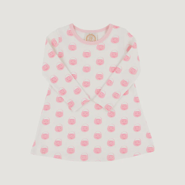 CHILDRENS PUMPKIN LS POLLY DRESS