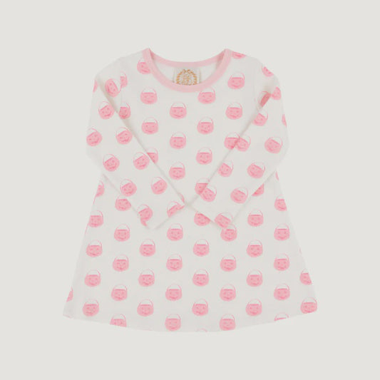 CHILDRENS PUMPKIN LS POLLY DRESS