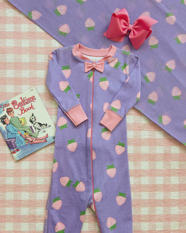 CHILDRENS NOELLE FOOTIE SANIBEL STRAWBERRY