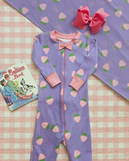 CHILDRENS NOELLE FOOTIE SANIBEL STRAWBERRY