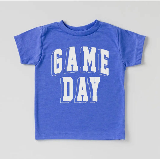 Childrens Royal Blue Game Day Tee