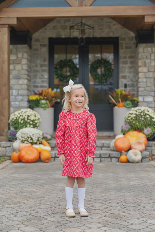 CHILDRENS LS RAMONA RUFFLE DRESS