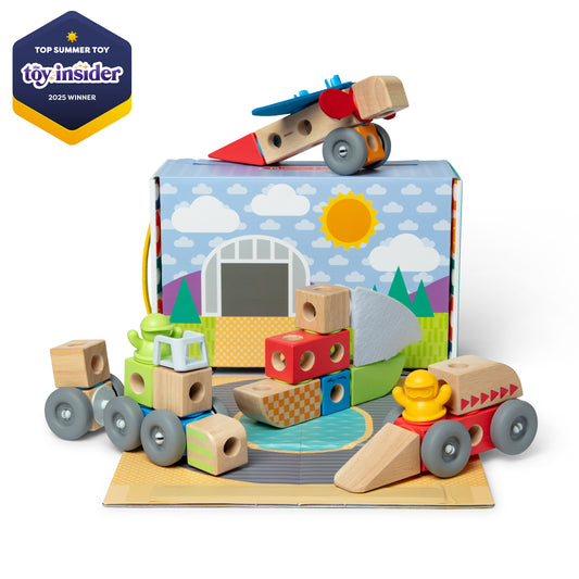 CHILDRENS BLOCKABLE VEHICLES