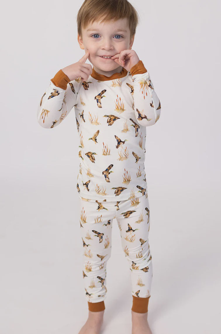 Childrens Fall Bamboo PJ Set