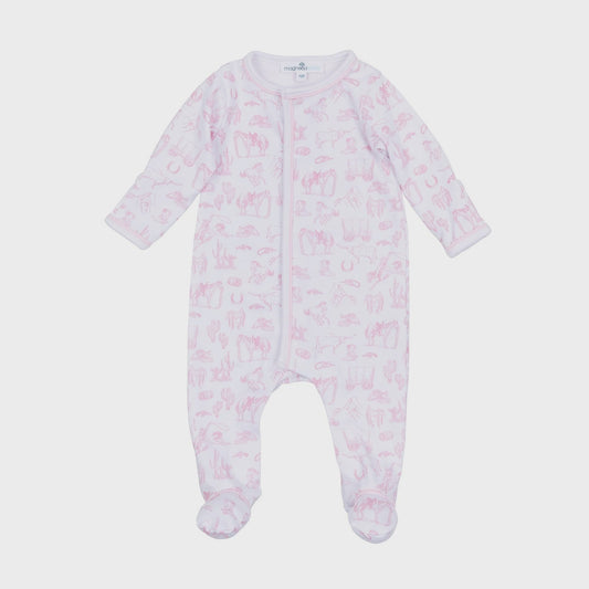 CHILDRENS WILD WEST TOILE FOOTIE