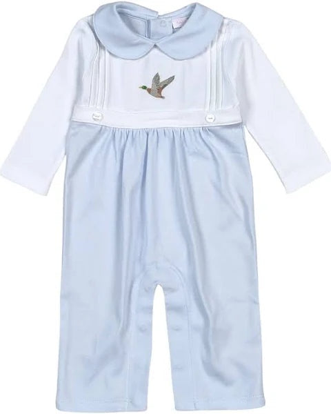 CHILDRENS BLUE MALLARD ROMPER