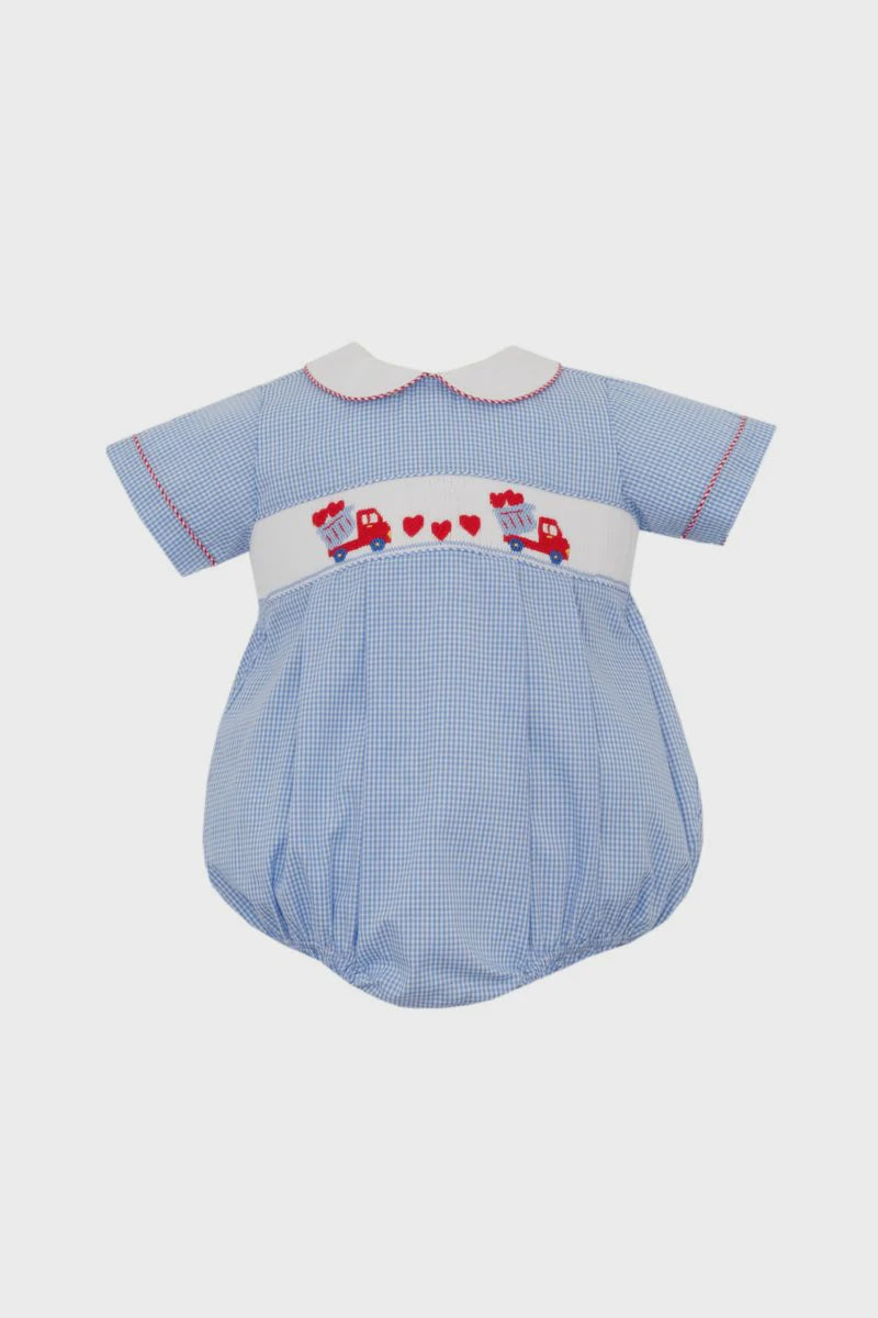 CHILDRENS VALENTINES GINGHAM BUBBLE