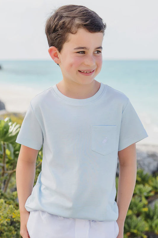 CHILDRENS CARTER TEE BUCKHEAD BLUE