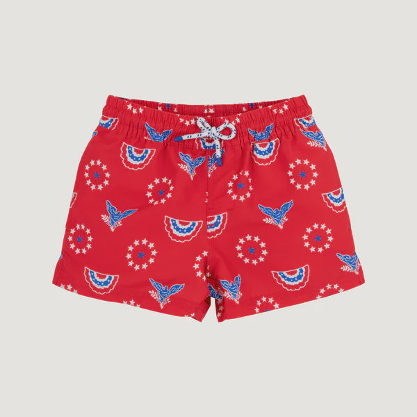CHILDRENS STAR SPANGLED TORTOLA TRUNKS