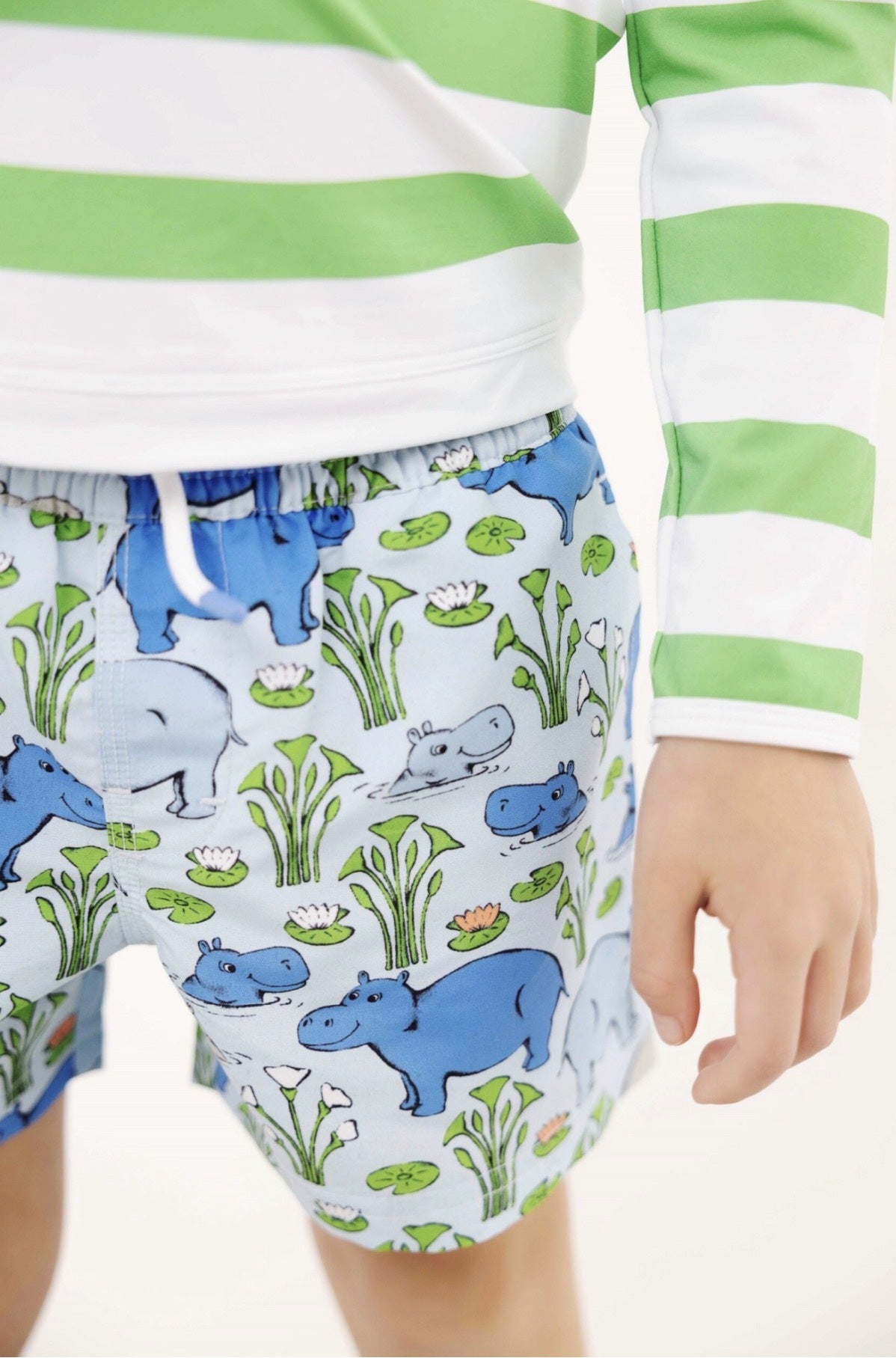 CHILDRENS Bal Harbour Hippo Tortola Trunks