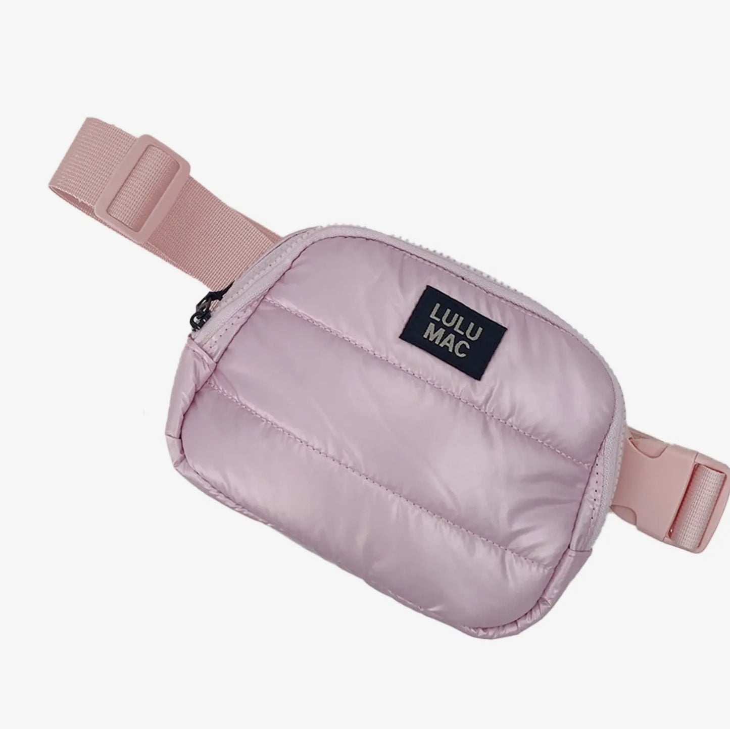 CHILDRENS PUFFER METALLIC BELT BAG