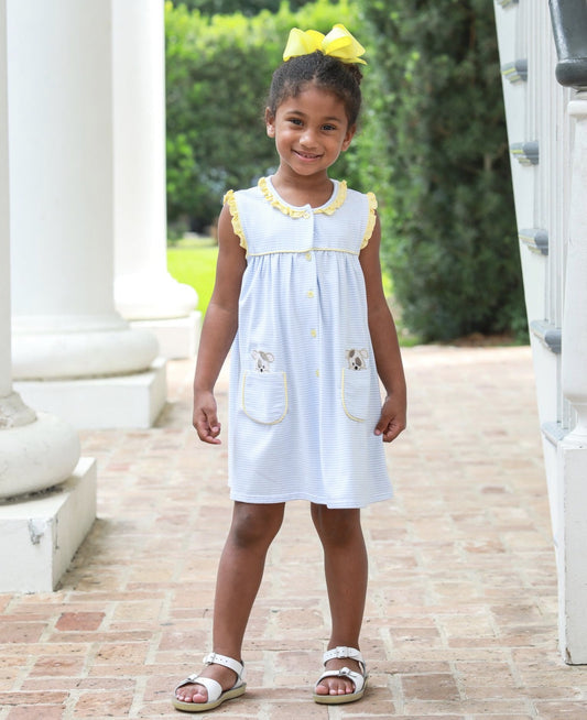 CHILDRENS PUPPY PAWS DRESS