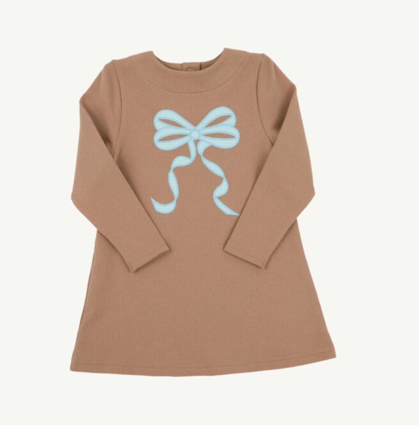 CHILDRENS ELIZA DRESS IN CAMEL