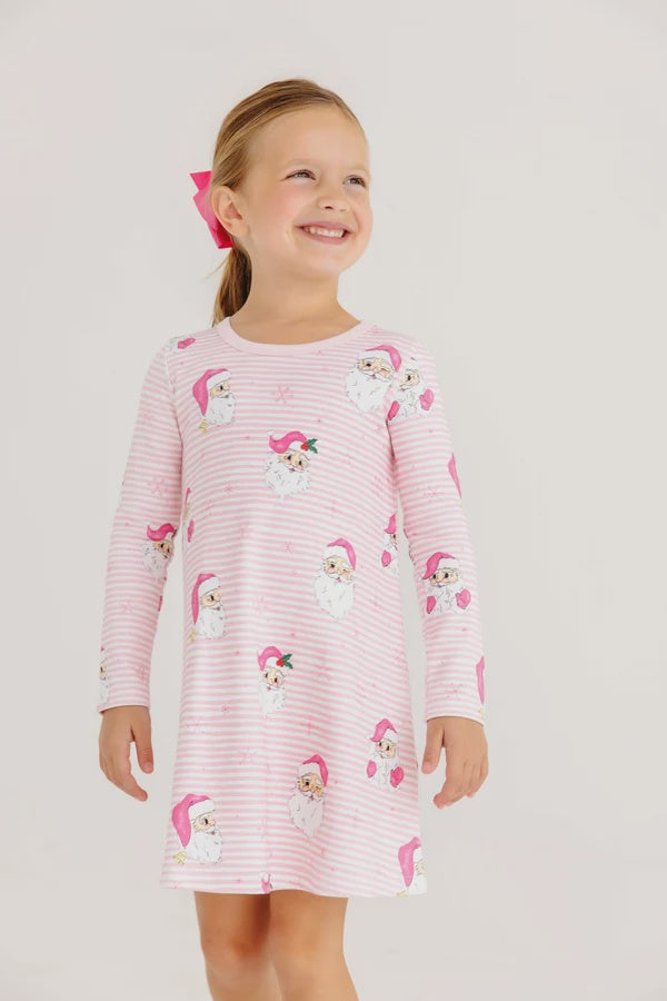 CHILDRENS DEAR SANTA POLLY DRESS