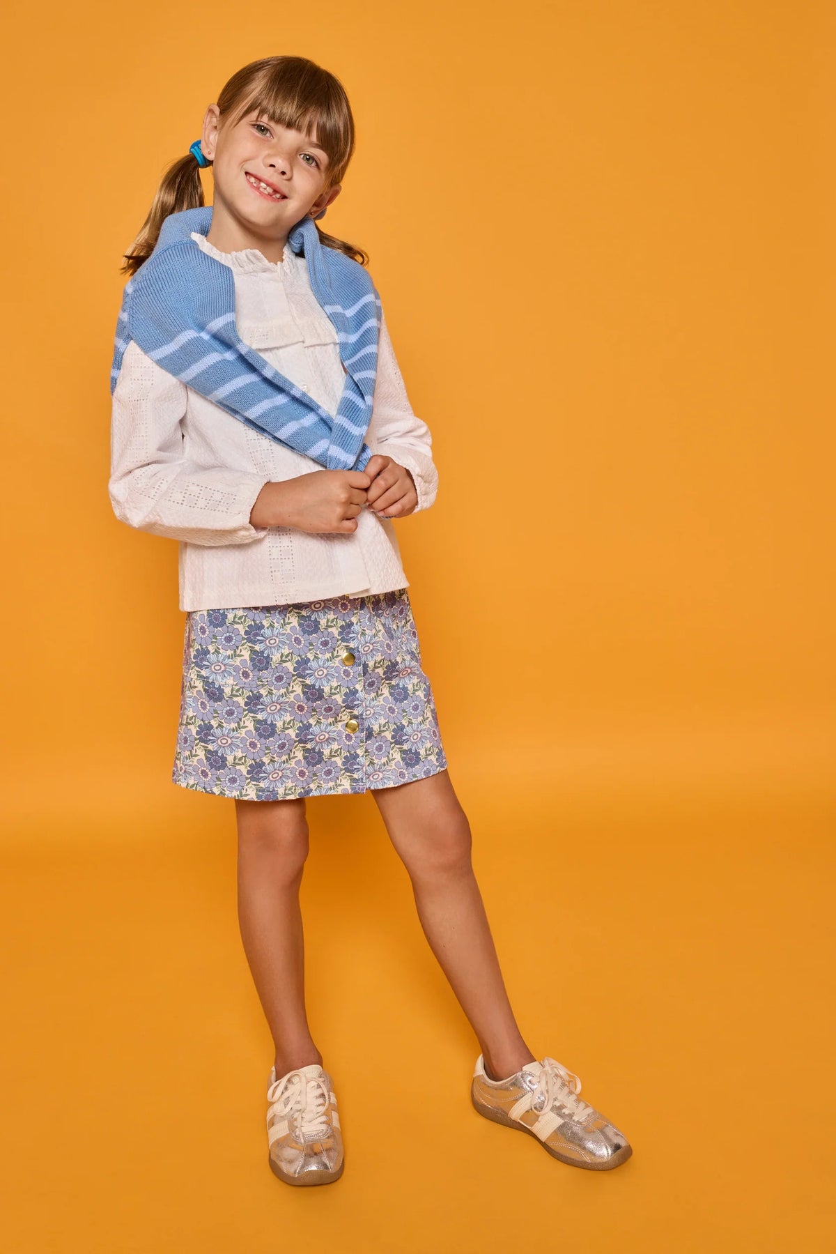 CHILDRENS EMILY SKIRT IN MEDFORD FLORAL