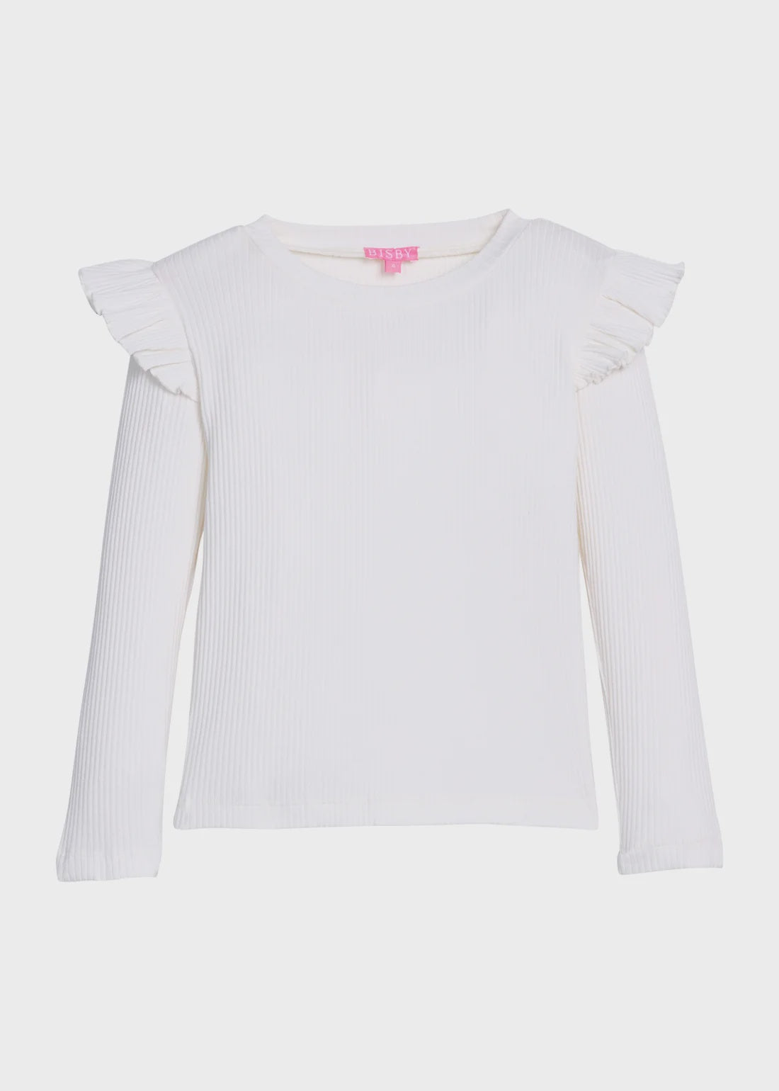 CHILDRENS SADIE LS TEE IN IVORY