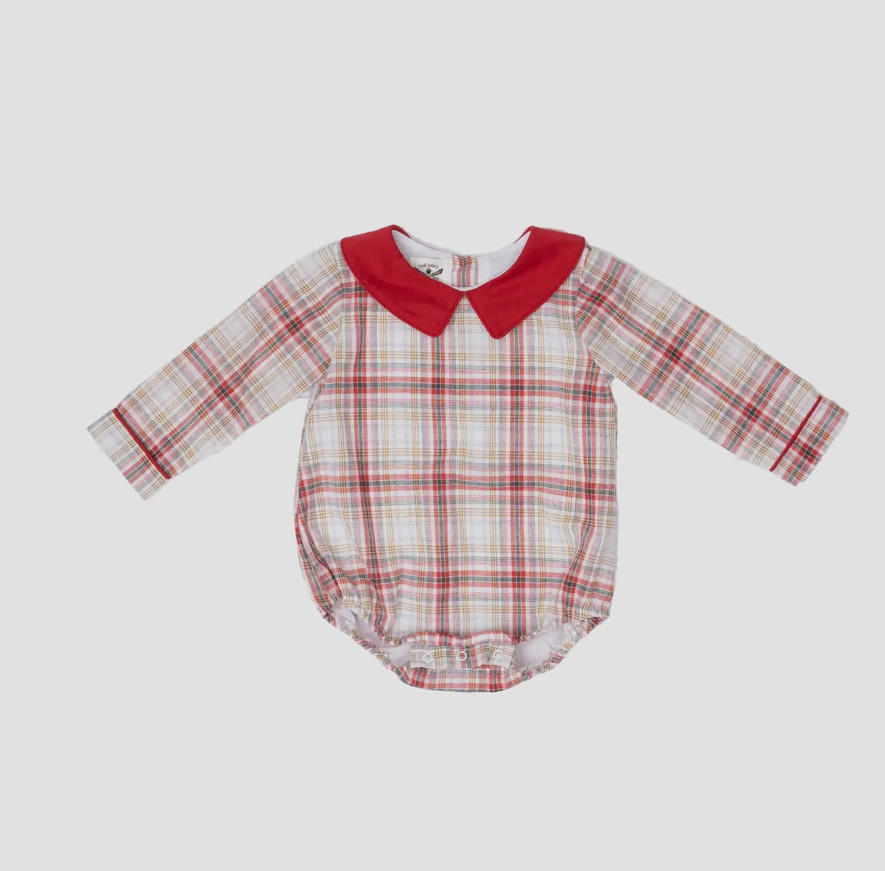 Childrens Philip Festive Plaid Bubble