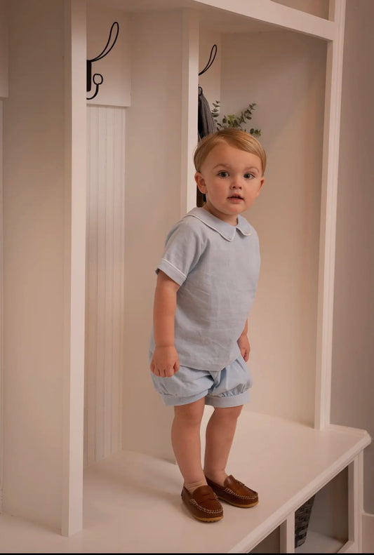 Childrens Brett Blue Short Set