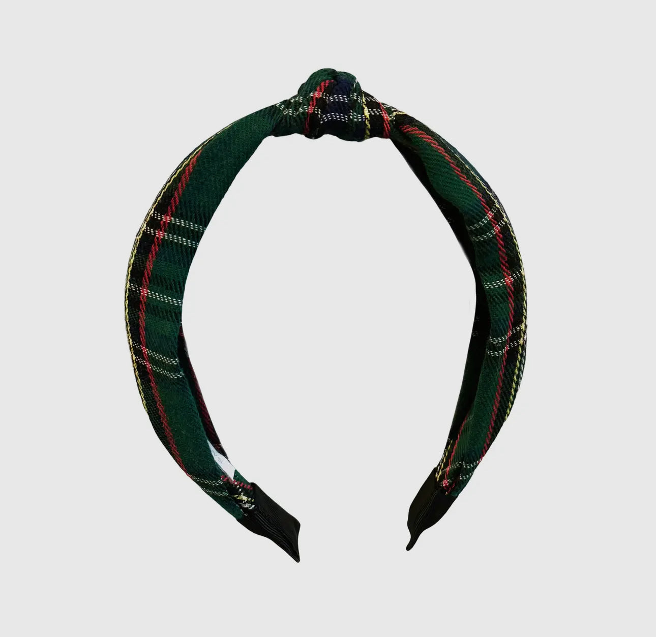 Childrens Plaid Knot Headband