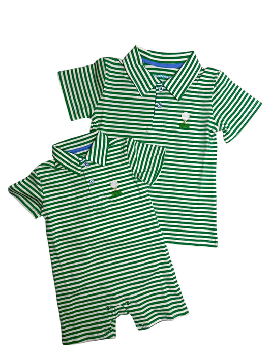 CHILDRENS GOLF POLO ROMPER