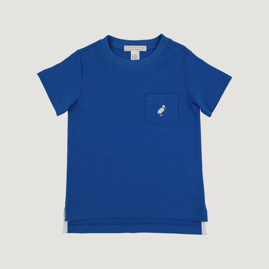 CHILDRENS ROCKEFELLER BLUE CARTE TEE