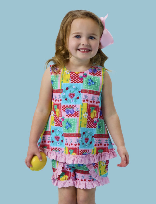 CHILDRENS PICNIC PARTY SHORT SET