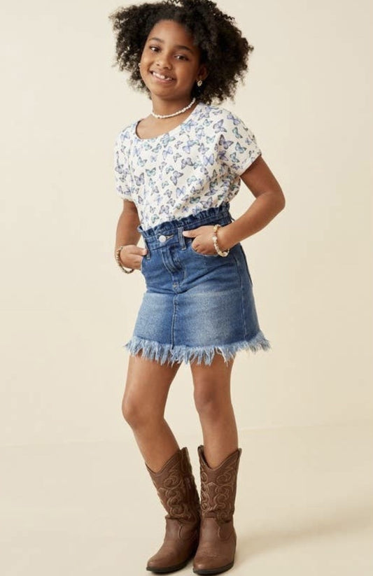 Childrens Denim Skirt