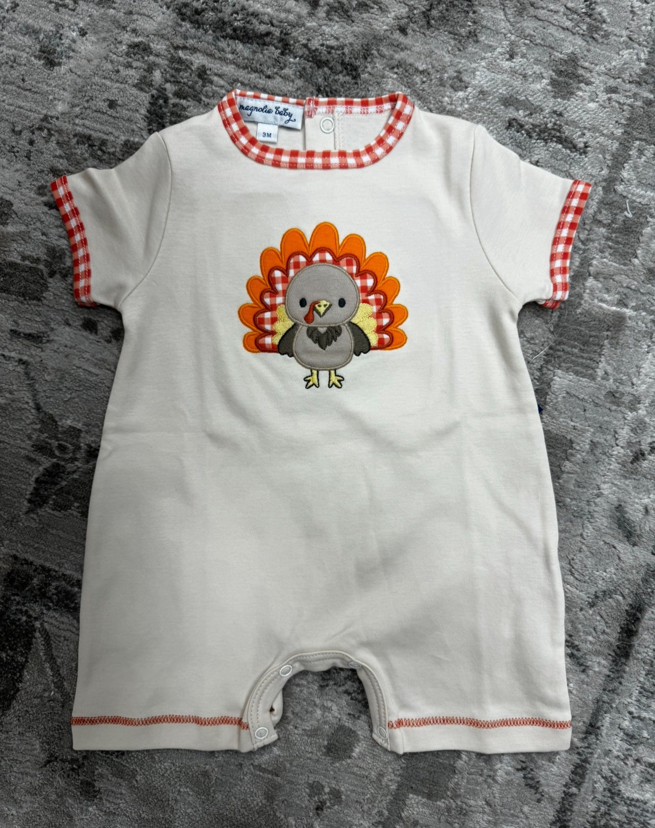 Childrens Thankful Turkey Playsuit