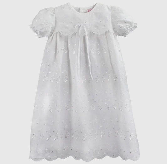 Childrens Lace Eyelet Gown