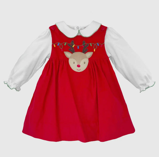 Childrens Reindeer Appliqué Jumper