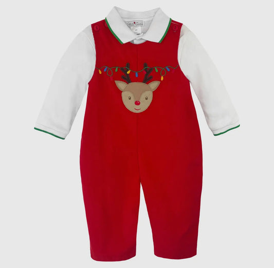 Childrens Reindeer Appliqué Longall