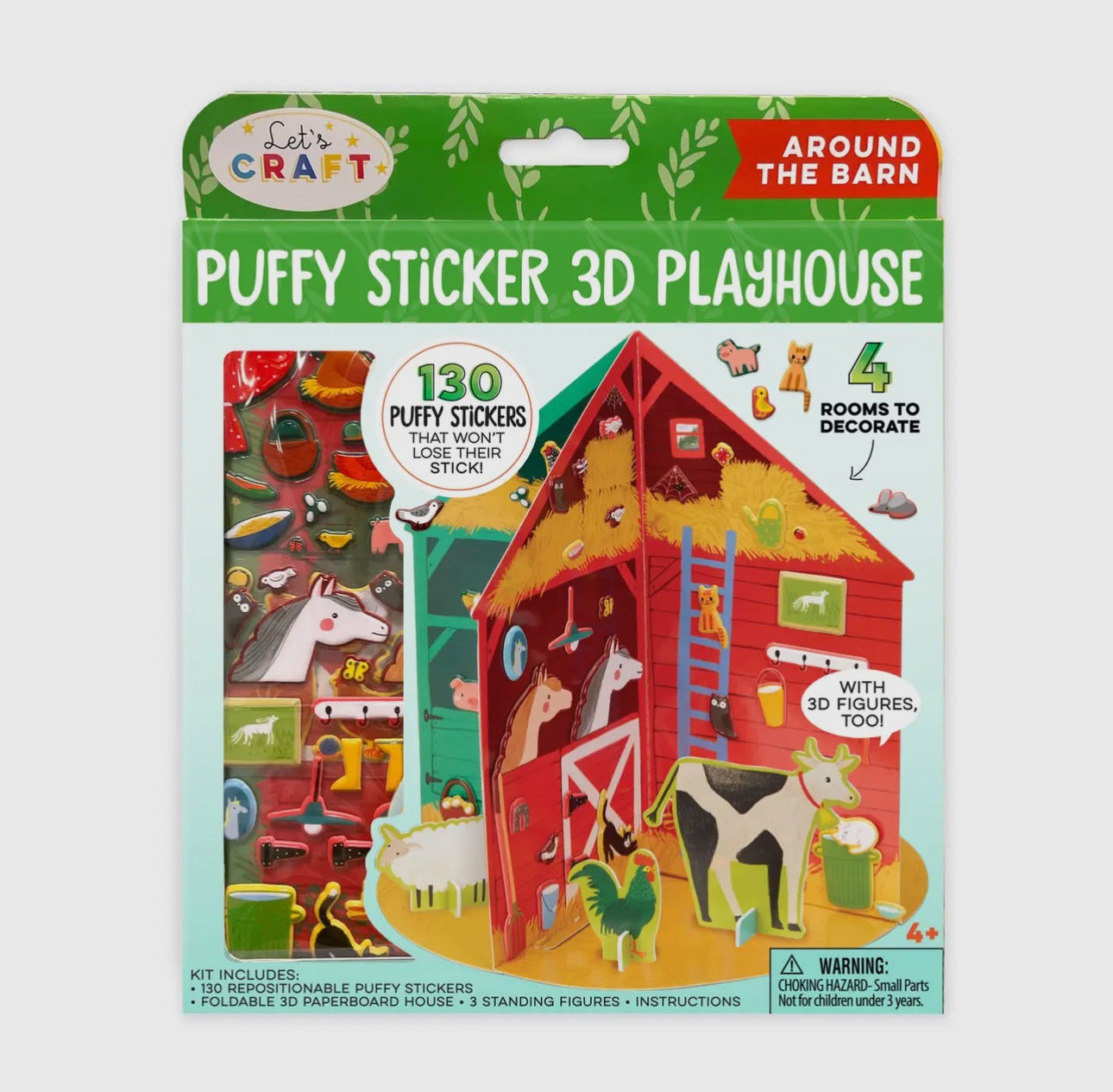 Childrens 3D Puffy Sticker Book