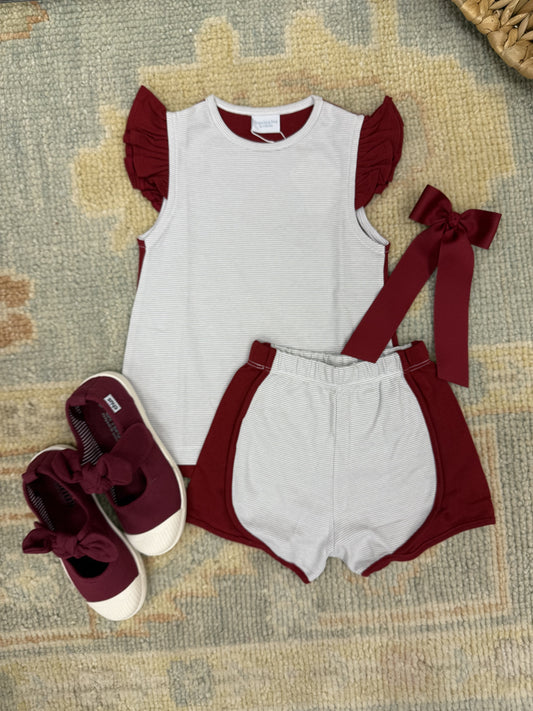CHILDRENS SQUIGGLES GIRLS SHORT SET