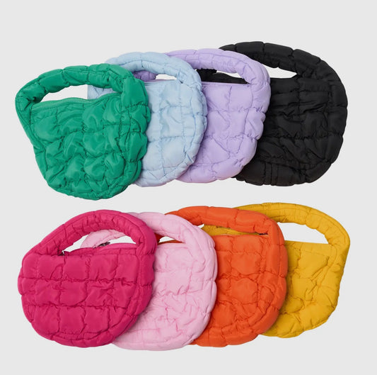 Childrens Quilted Mini Nylon Purse