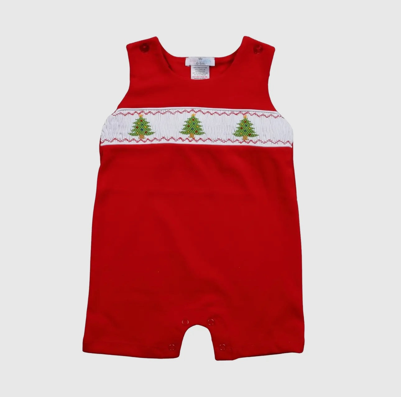 Childrens Christmas Trees Smocked Jon Jon