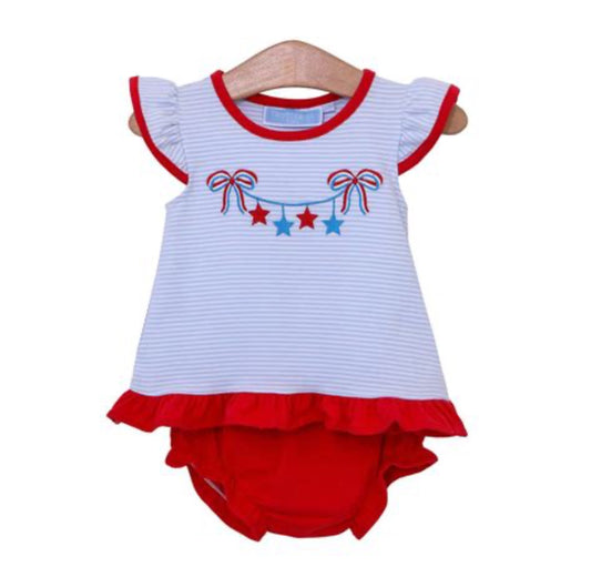 Childrens Star Spangled Diaper Set