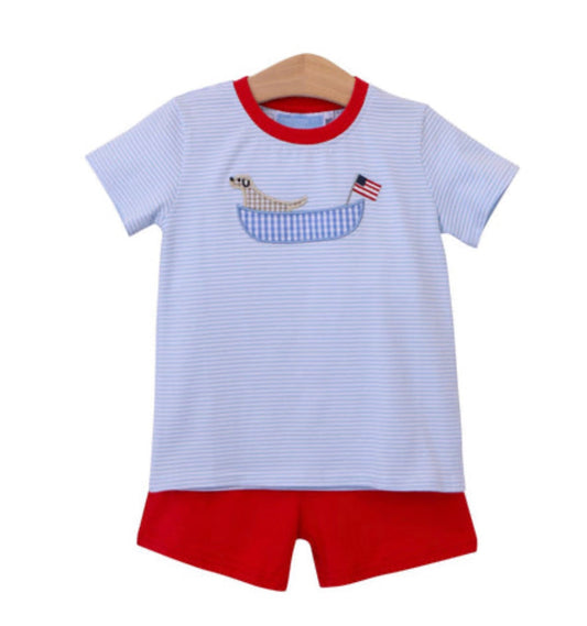 Childrens All American Short Set